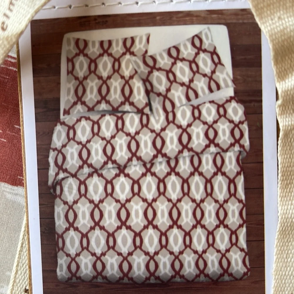 West Elm Organic Ikat Links King Pillow Sham